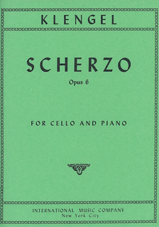 International Music Company Klengel: Scherzo, Op.6 (cello & piano)