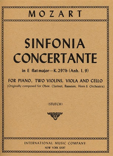 International Music Company Mozart, W.A.: Sinfonia Concertante in Eb K297b (piano, 2 violins, viola, cello)