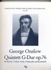 Onslow, Georges: Quintet Op.76 in g (violin, viola, cello, bass, piano)