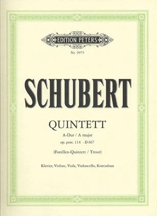 Schubert, F.: "Trout" Quintet Op.114 (piano, violin, viola, cello, bass)