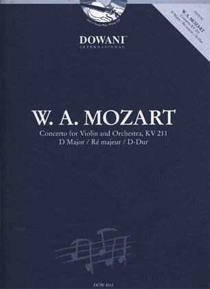 HAL LEONARD Mozart, W.A. (Dowani): Concerto in D Major (violin, Piano, CD)