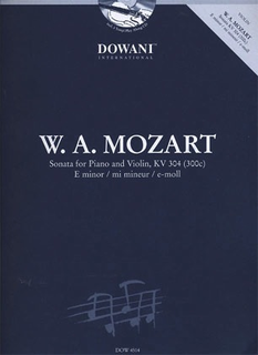 HAL LEONARD Mozart, W.A. (Dowani): Sonata for Piano & Violin in E minor KV304 (violin, Piano, CD)a
