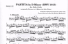 Carl Fischer Bach, J.S. (Markevitch): Partita in D minor, BWV1013 - TRANSCRIBED (cello) Theodore Presser