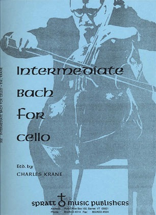 Bach, J.S. (Krane): Intermediate Bach for the Cello (cello & piano)