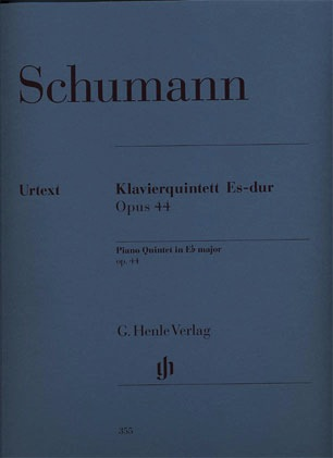 HAL LEONARD Schumann (Hertrich, ed.): Piano Quintet in Eb, Op.44, urtext (2 violins, viola, cello, and piano)