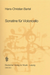 Bartel, Hans-Christian: Sonatine for Violoncello, 1998