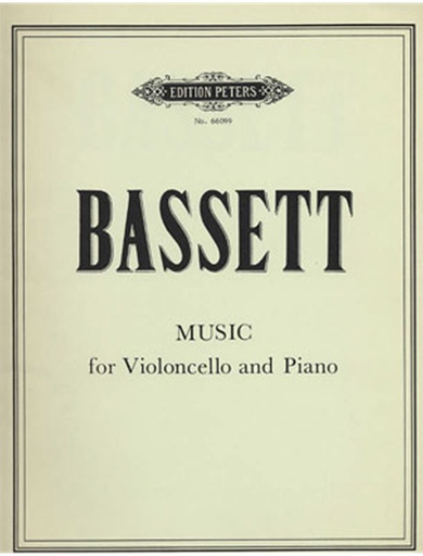 Bassett, Leslie: Music for Violoncello and Piano (cello & piano)
