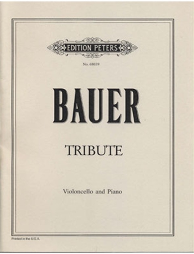Bauer, Ross: Tribute (cello & piano)