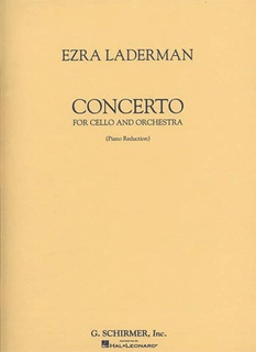 HAL LEONARD Laderman, Ezra: Cello Concerto (cello & piano)