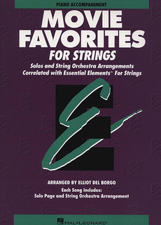 HAL LEONARD Del Borgo: Movie Favorites for Strings (piano accompaniment)