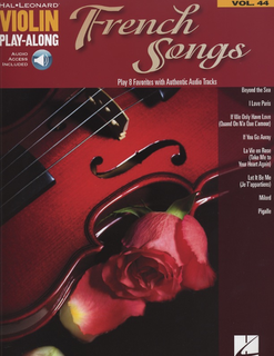 HAL LEONARD Violin Play-Along: French Songs (violin part with internet audio access included)