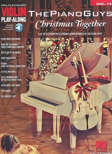 HAL LEONARD Hal Leonard Play-Along Series Vol.74: The Piano Guys - Christmas Together (violin)(audio access) Hal Leonard