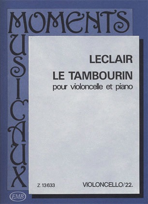 HAL LEONARD Leclair, J.M.: Le Tambourin (cello & piano) special import