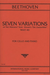 International Music Company Beethoven: Seven Variations on 'Bei Mannern' from Magic Flute (cello & piano)