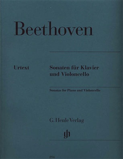 HAL LEONARD Beethoven (Geringas): Complete Sonatas - URTEXT (cello & piano) Henle Verlag