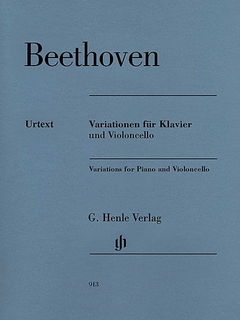 HAL LEONARD Beethoven, L.van (Geringas/Dufner, ed.): Variations, urtext (cello and piano)