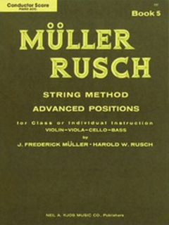Muller, J.F. & Rusch, H.W.: (Score) String Method, Bk.5 (piano accompaniment)