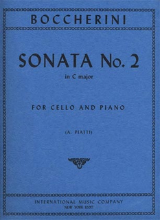 International Music Company Boccherini, Luigi (Piatti): Sonata #2 in C (cello & piano) IMC