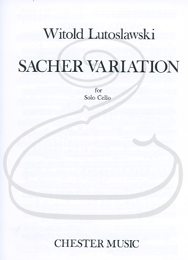 HAL LEONARD Lutoslawski (Schiff): Sacher Variation (cello) Chester Music