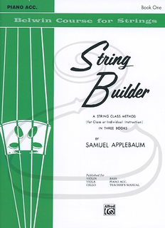 Alfred Music Applebaum: String Builder, Bk.1 (piano accompaniment) Belwin