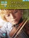 HAL LEONARD Songs for Beginners-Violin Play Along Vol. 50