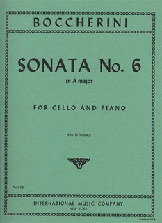 International Music Company Boccherini (Piatti/Forino): Sonata No.6 in A Major (cello & piano) IMC