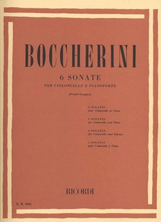 HAL LEONARD Boccherini (Piatti): 6 Sonatas for Cello & Piano