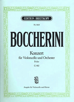 Boccherini, Luigi (Fritzsch): Cello Concerto in Bb (cello & piano)