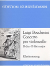 Edition Kunzelmann Boccherini , Luigi: Cello Concerto in Bb (cello & piano)