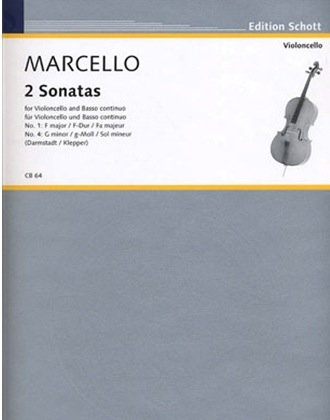 Marcello, Benedetto (Darmstadt): 2 Sonatas No.1 in F & No.4 in G minor