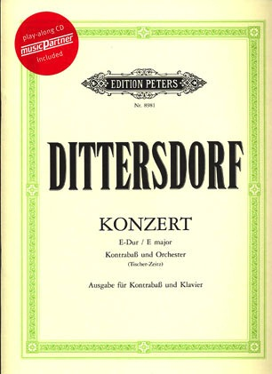 C.F. Peters Dittersdorf, K.D. (Tischer-Zeitz): Bass Concerto in E major (bass & piano or CD)