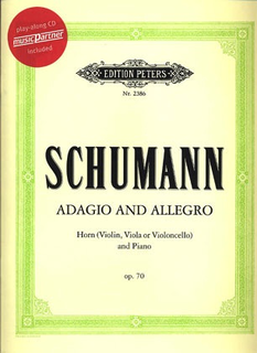 Schumann, Robert: Adagio & Allegro Op.70 (violin OR cello OR viola & piano & CD)