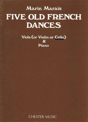 Marais: 5 Old French Dances (cello & piano)