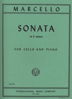 International Music Company Marcello, Benedetto (Schroeder): Sonata in E minor (cello & piano)
