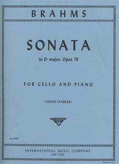 International Music Company Brahms, Johannes (Starker): Sonata Op.78 in D major (cello & piano)