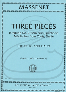 International Music Company Massenet (Morganstern): Three Pieces (cello & piano) International