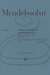 HAL LEONARD Mendelssohn, F. (Elvers/Heinemann): Sonata in D Major, Op.58 - URTEXt (cello & piano) Henle Verlag