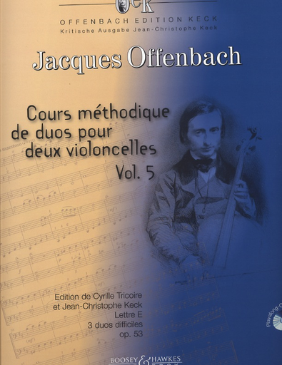 HAL LEONARD Offenbach, J.: Cours Methodique de Duos Pour Deux Violoncelles, Op. 53, Vol. 5 (2 cellos)