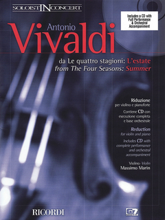 HAL LEONARD Vivaldi, Antonio: Summer from The Four Seasons (violin & piano or CD)
