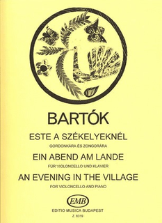 HAL LEONARD Bartok, Bela: Evening at the Village, Slovak Peasant's Dance (Cello & Piano)