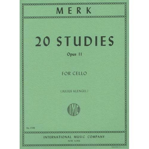 International Music Company Merk (Klengel): 20 Studies, Op.11 (cello) International