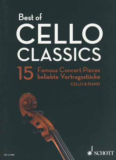HAL LEONARD Mohrs, (editor): Best of Cello Classics-15 Famous Concert Pieces for Violoncello & Piano