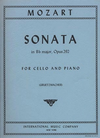 International Music Company Mozart, W.A.: Sonata in Bb Major K.292 (cello & piano)