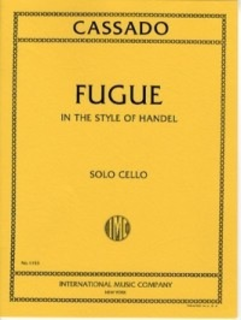 International Music Company Cassado, Gaspar: Fugue in C major-based on Handel (cello solo)