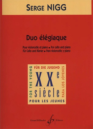 Carl Fischer Nigg, Serge: Duo Elegiaque (cello & piano)