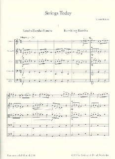 B‚àö¬ßrenz, Martin: Nine Peppy Encores for Young String Players, w/ CD for parts