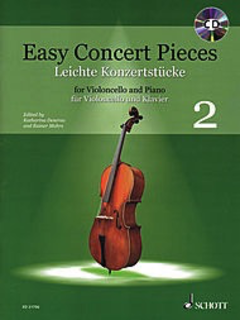 HAL LEONARD Deserno & Mohrs: Easy Concert Pieces for Violoncello and Piano 2 (cello & piano with CD)