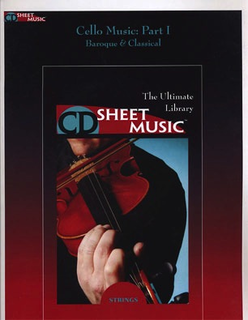 HAL LEONARD CD Sheet Music: Cello Music Pt 1, Ultimate Collection