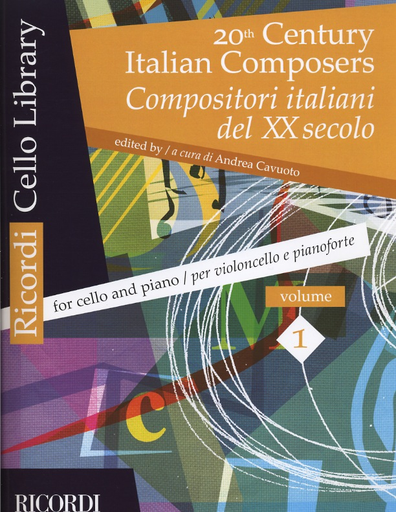 HAL LEONARD Cavuoto, Andrea (editor): 20th Century Italian Composers, Vol. 1 (cello & piano)