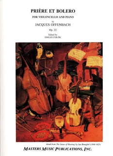 Masters Music Publications Offenbach, Jacques: Priere et Bolero Op.22 (cello & piano)
